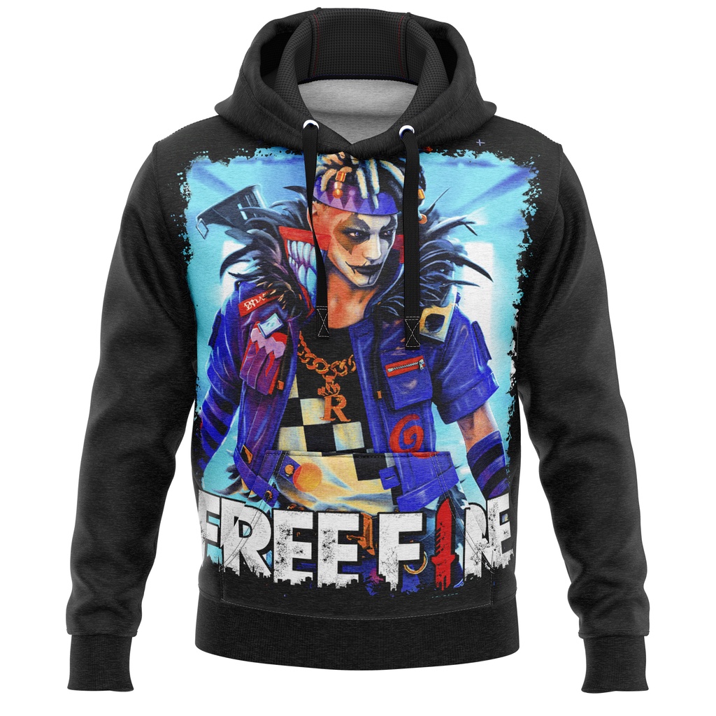 Blusa de frio masculina fashion do free fire