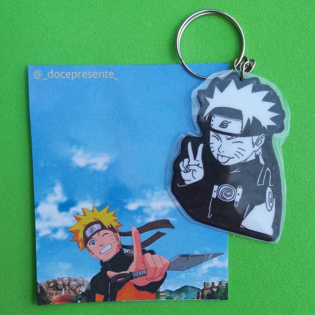 Chaveiro Personalizado Nuvem Akatsuki Anime Naruto Shippuden