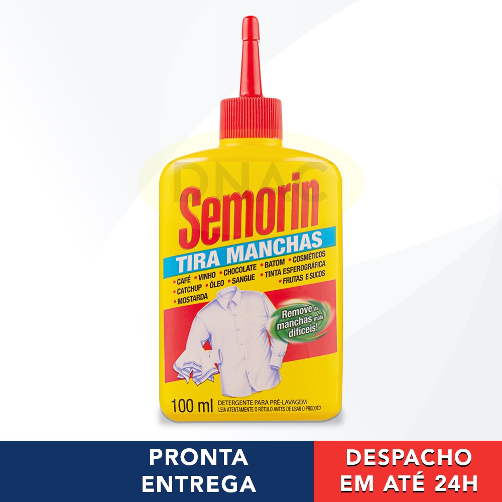 Semorin Tira Manchas Difíceis Roupas Brancas E Coloridas | Shopee Brasil