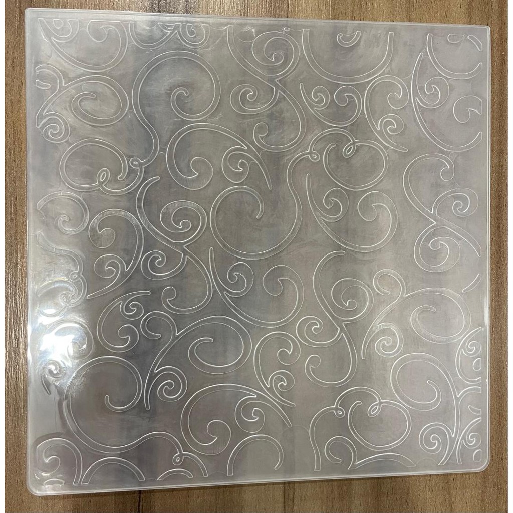 Placa De Textura Alto Relevo Embossing Folder 14cm x 14cm | Shopee Brasil