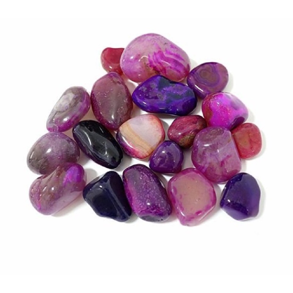 Pedra Ágata Rosa - Pacote 200g | Shopee Brasil