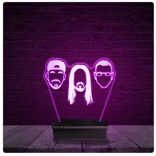 Luminária e Abajur Acrílico Led - DJ Steve Aoki