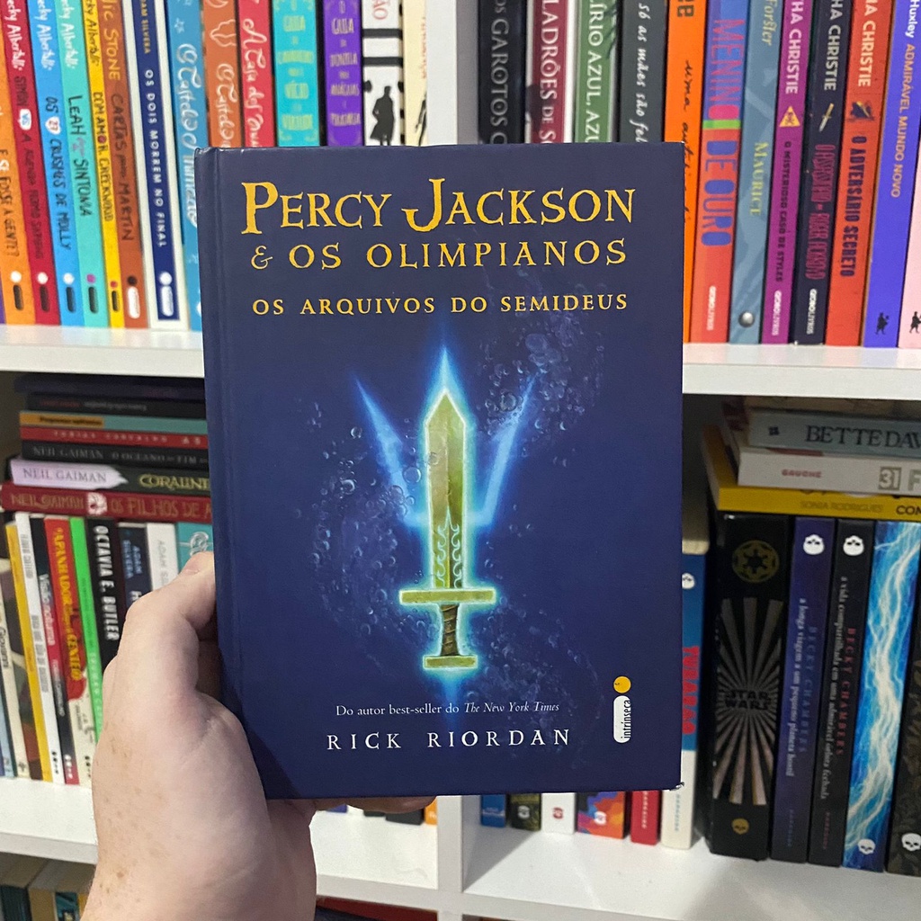 Percy Jackson E Os Olimpianos Os Arquivos Do Semideus Shopee Brasil