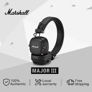 Marshall Major 3 III Fone De Ouvido Sem Fio Bluetooth Com Microfone Headset Graves Profundos