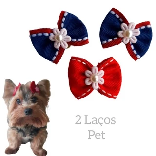 6 Lacinho Xuxinha Pequeno para Cachorro Laço Pet Ref.10-18