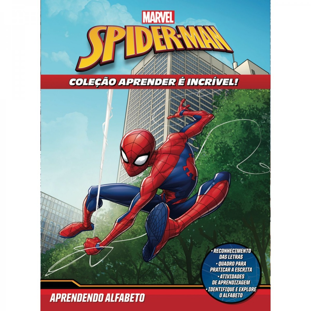 Colorir e Aprender Marvel - Spidey 1 Aranha