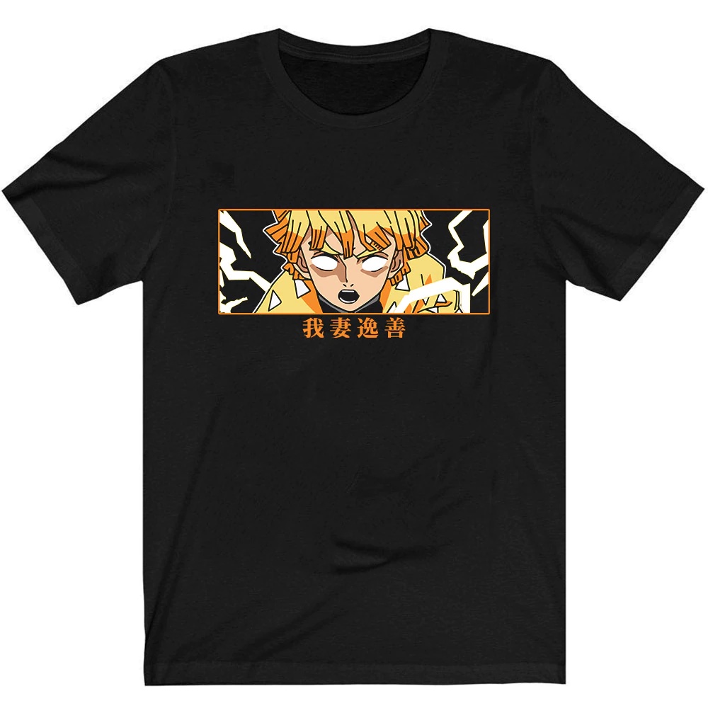 Camisa Zenitsu Demon Slayer Anime Desenho Manga Envio Rapido