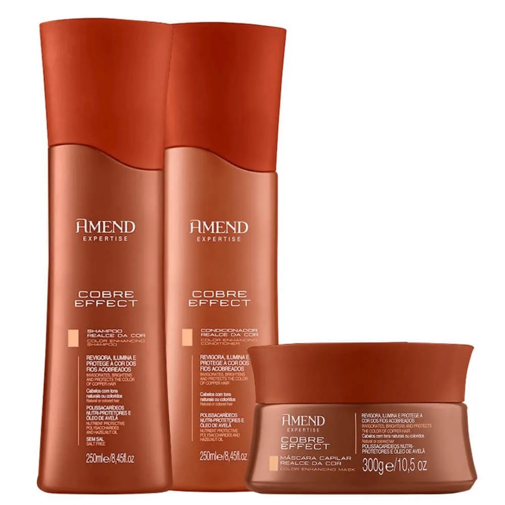 Kit Amend Realce da Cor Cobre Effect Shampoo + Condicionador 250ml