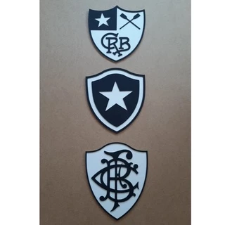 Trio de escudos Botafogo