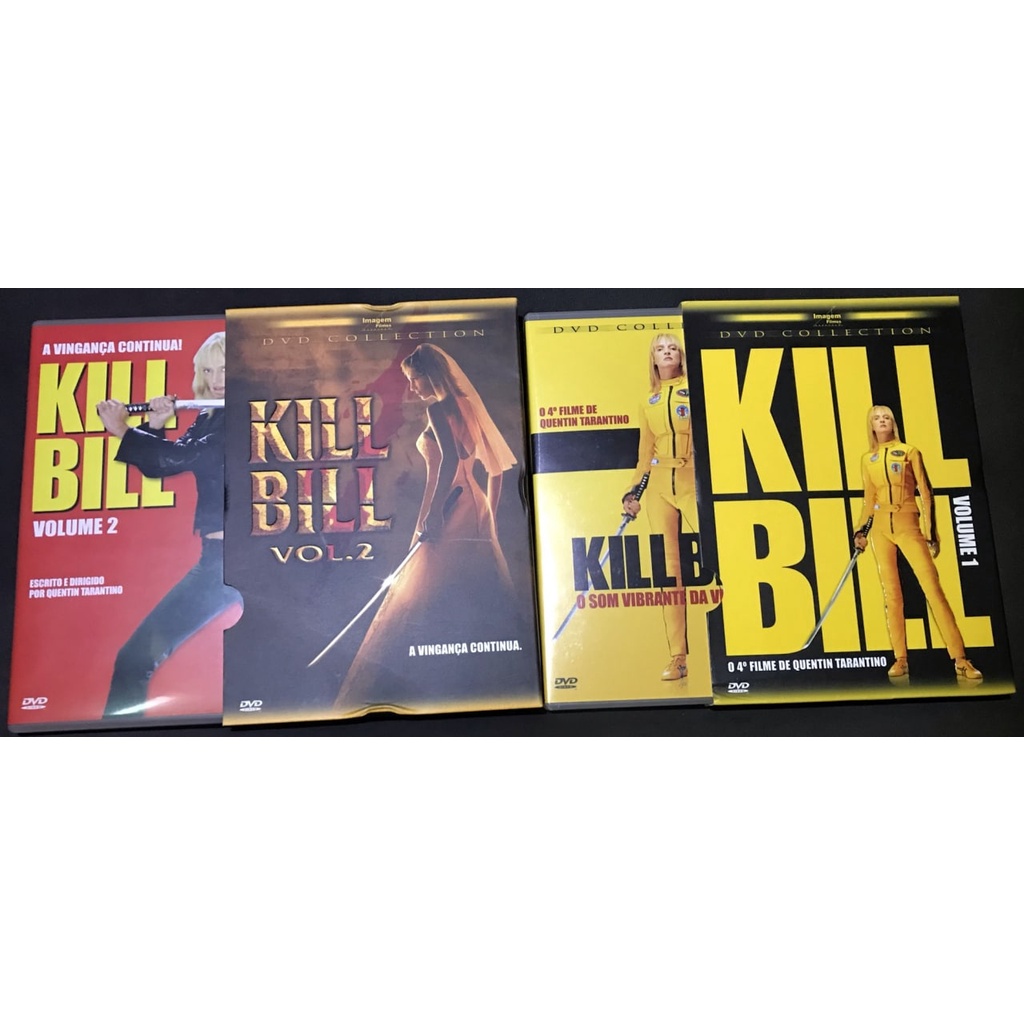 DVD Kill Bill - Volume 1 e Volume 2 - Original | Shopee Brasil