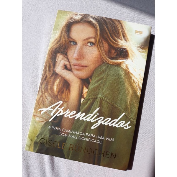 Livro Aprebdizados da Gisele Bündchen | Shopee Brasil