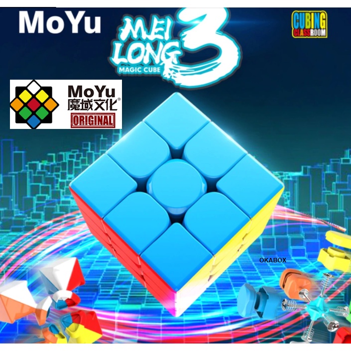 Cubo Mágico 3x3x3 Moyu Yulong V2 M Magnético Profissional