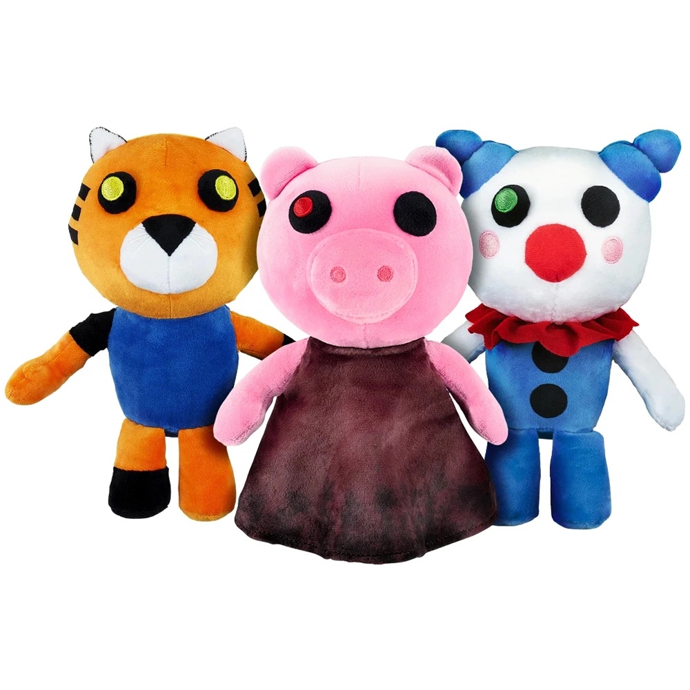 Porquinha Piggy Palhaço Tigre Bonecos Roblox De Pelúcia Pronta