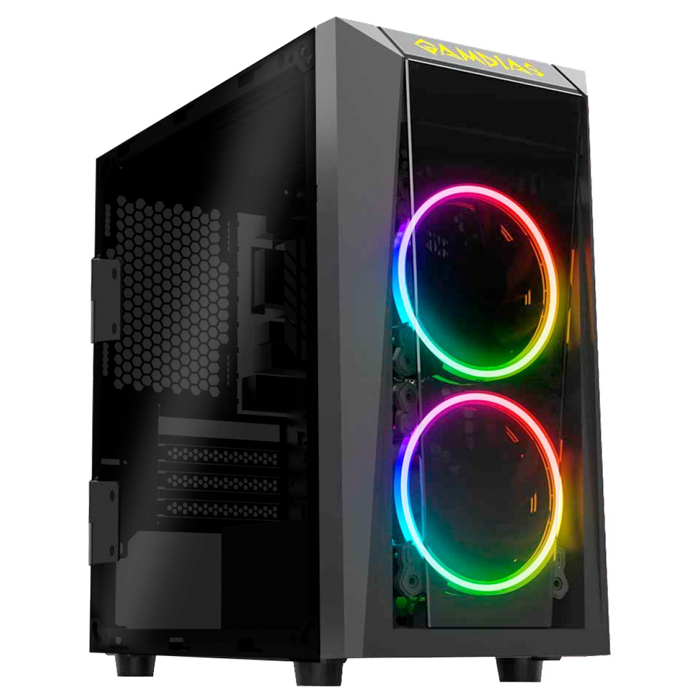 Gabinete Gamer Gamdias Talos E1 Mini Tower Vidro Preto Sem Fan | Shopee ...