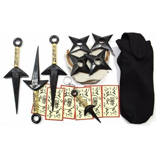 Kunai do Minato e Shuriken - Naruto - Loja Happy Nerd