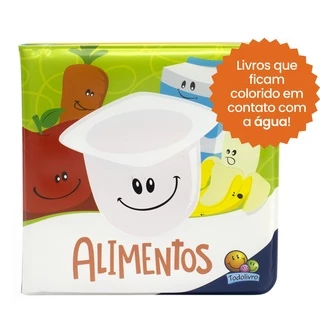 Livro de Banho Bebê Impermeável Aquabook Brinquedo de Banho Menino Menina