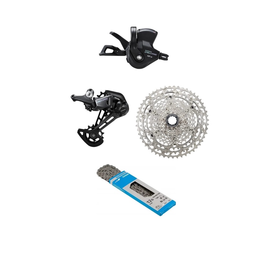 Grupo Kit Conjunto Shimano Deore Rd-m6100 Sgs 12 Velocidades Passador ...