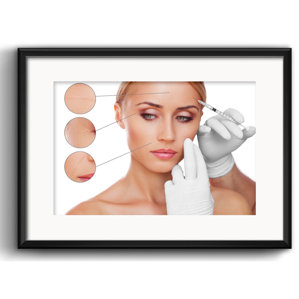 Quadros de decoração - decorativos - para clínica estética - consultório  odontológico - dermatologista - harmonização facial - 1 peça 50x60 | Shopee  Brasil