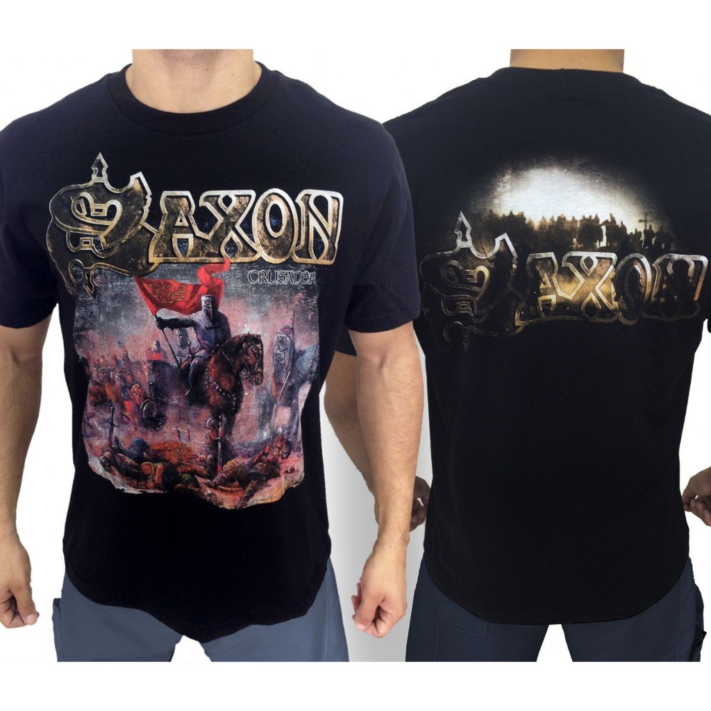 Camiseta Saxon Top | Shopee Brasil