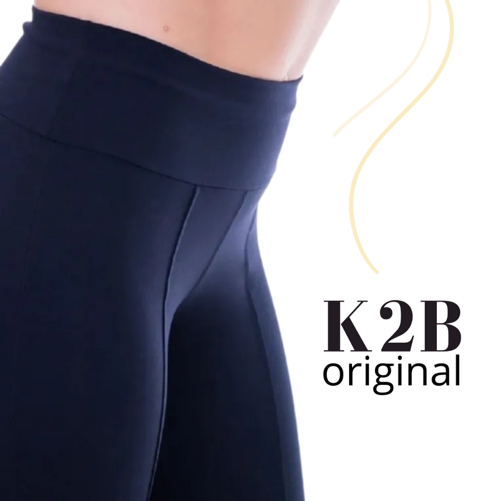 Calça Legging Montaria Ziper Duplo no Cós - Qbabado