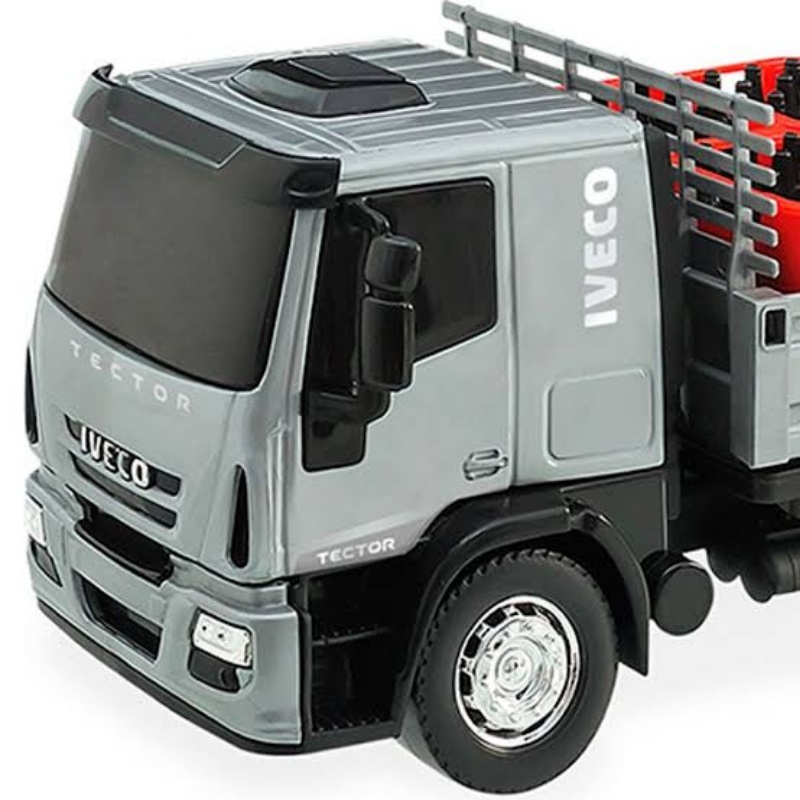 Caminhão de Brinquedo azul - IVECO Tector Dropside-ref 341 - USUAL