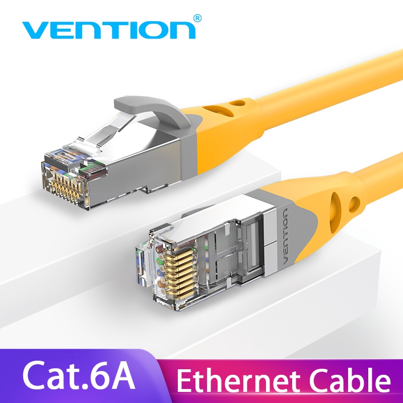 Vention Cat6a Ethernet Cable Rj45 Cat6a Lan Cable Rj45 Network Ethernet Patch Cord For Computer