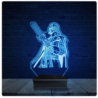 Luminária Led Acrilico Abajur - Darth Vader Star wars 02