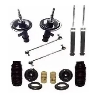 4 Amortecedores + Kits Batentes + Bieletas C4 Pallas 07/13