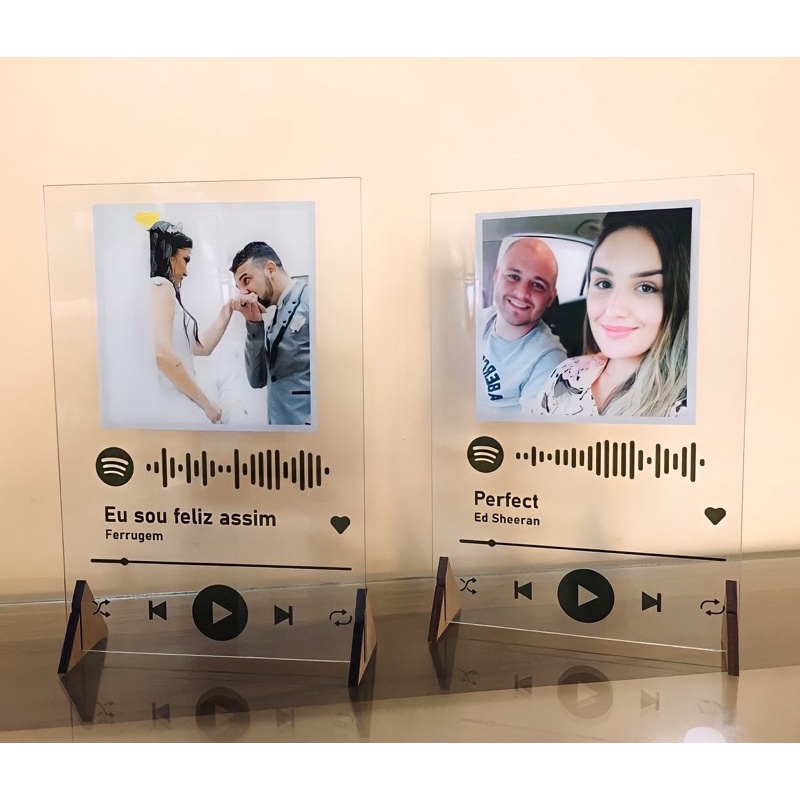 Quadro de vidro Spotify