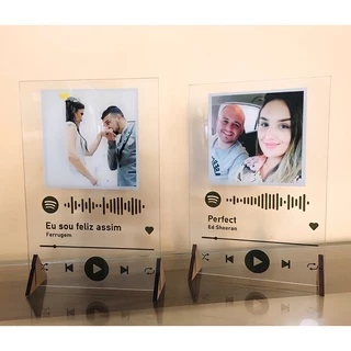 Quadro de vidro Spotify