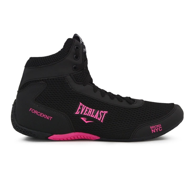 Botinha Feminina Everlast Academia Caminhada Masculino Bota Black