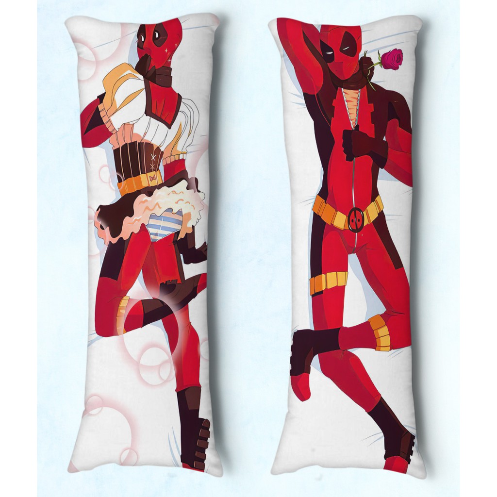 Travesseiro De Abraçar Body Pillow Dakimakura Tam 90x30 Anime Deadpool Shopee Brasil 6890