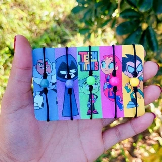 Kit com 5 Pulseiras da amizade Jovens Titãns