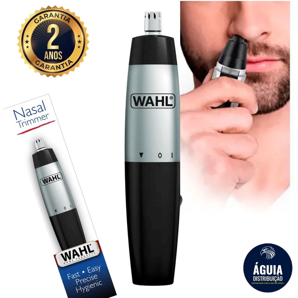 Imagem do produto Aparador de Pelos Nariz e Orelha Wahl Nasal Trimmer à Pilha