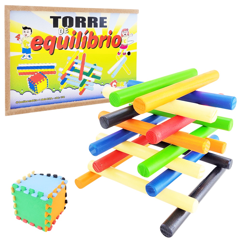 Jogo 5 em 1 Infantil Carlu Brinquedos