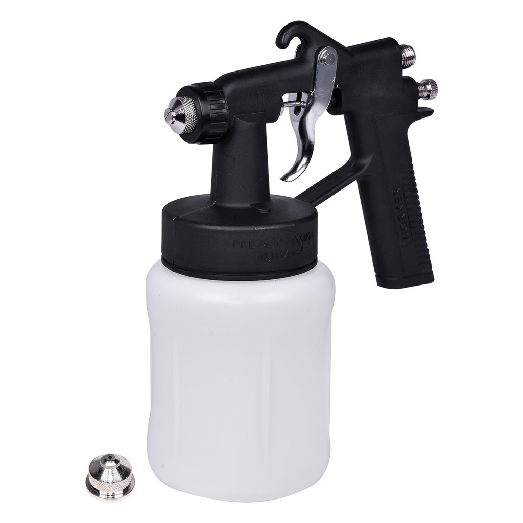 Pistola Pintura Para Compressor De Ar Direto 700ml Worker | Shopee Brasil