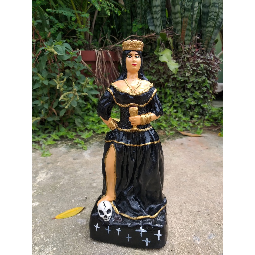 Imagem Maria Padilha Das Almas Em Gesso 26 Cm Shopee Brasil 9769