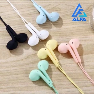 Fone De Ouvido Macaron Super Bass com fio com microfone Original Altomex em Oferta na Shopee
