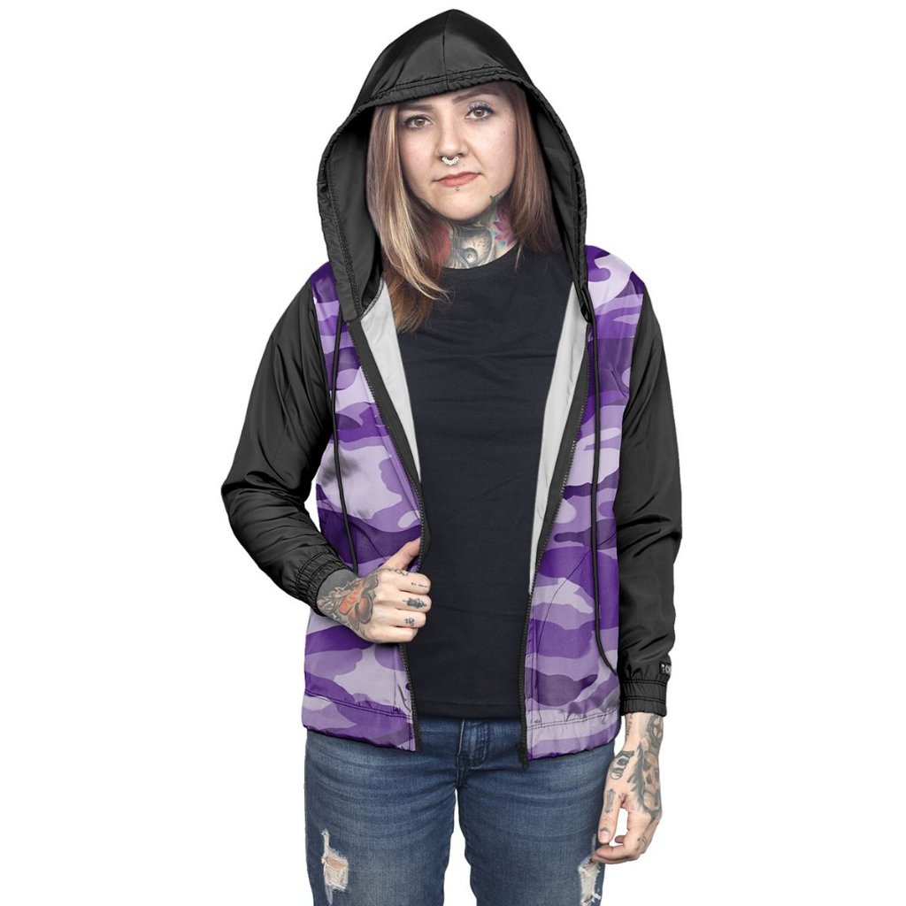 Corta vento camuflado hot sale roxo