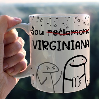 Caneca Sem Café e Com Café - Xicara Flork Meme Boneco de Palito