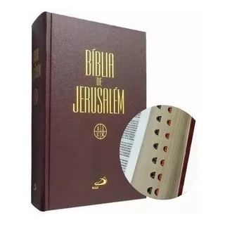 Bíblia De Jerusalém - COM ÍNDICE LATERAL - CAPA DURA