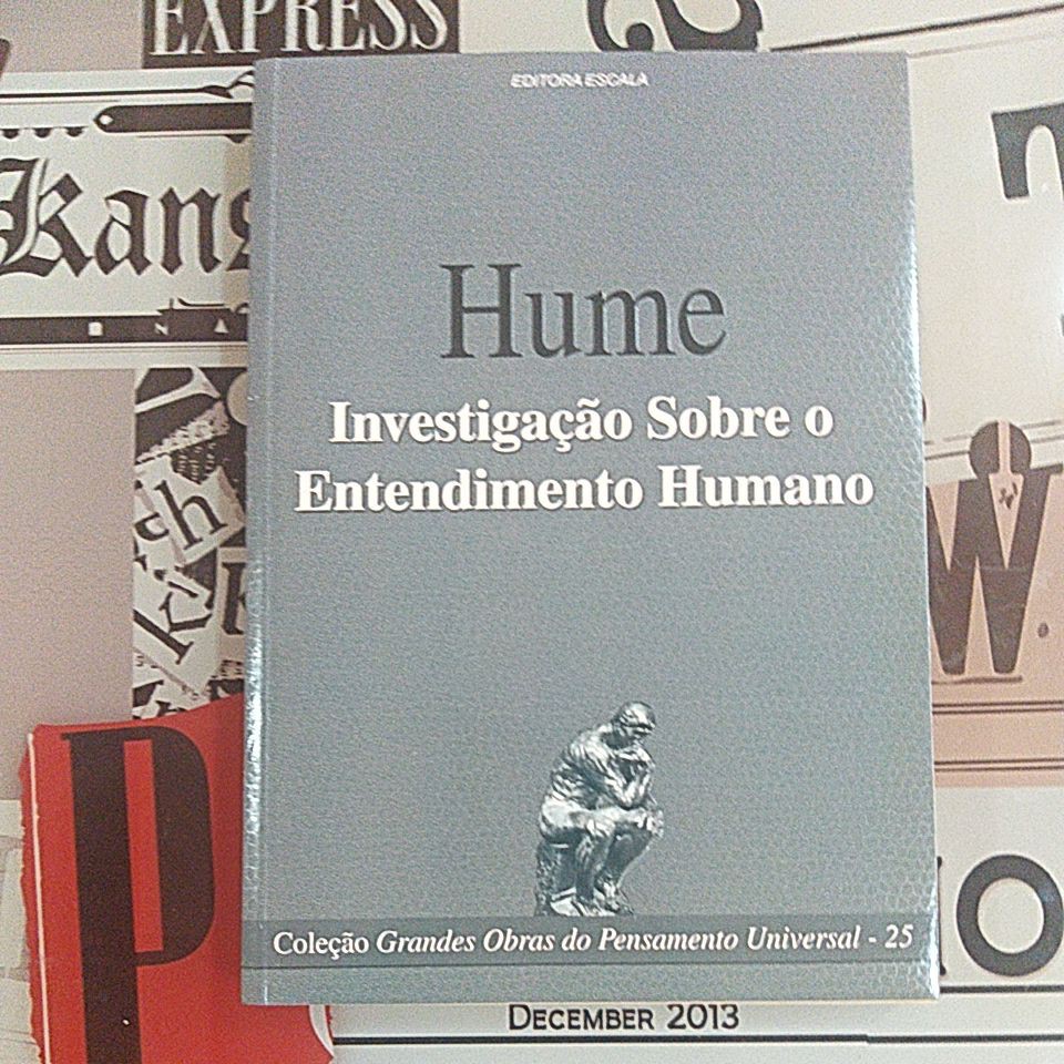 Investigação sobre o entendimento humano Hume Shopee Brasil