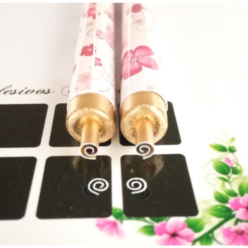 Carimbo De Caracóis, Direito e Esquerdo Para Adesivos De Unhas