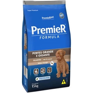 Ração Premier Fórmula para Cães Filhotes de Raças Grandes - Sabor Frango - 15kg