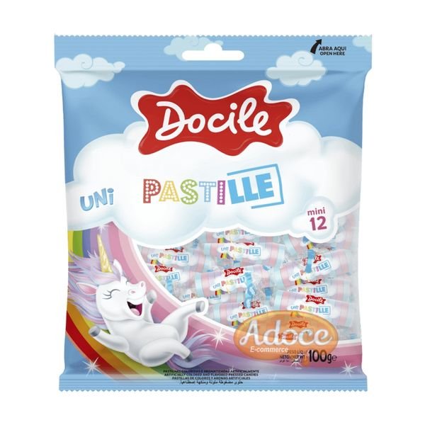 Pastilha De Frutas Pastille Mini 12 Unicórnio Docile 100g | Shopee Brasil