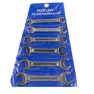Chave Fixa EDA 6A17MM C/6 Peças 1XM Alta Qualidade Envio Imediato
