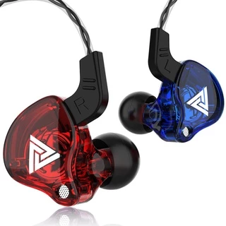 Fone De Ouvido QKZ AK6 3.5mm De Cobre Estéreo HiFi Bass Running Sport Gaming Furo Redondo Com Microfone [Sem Caixa]