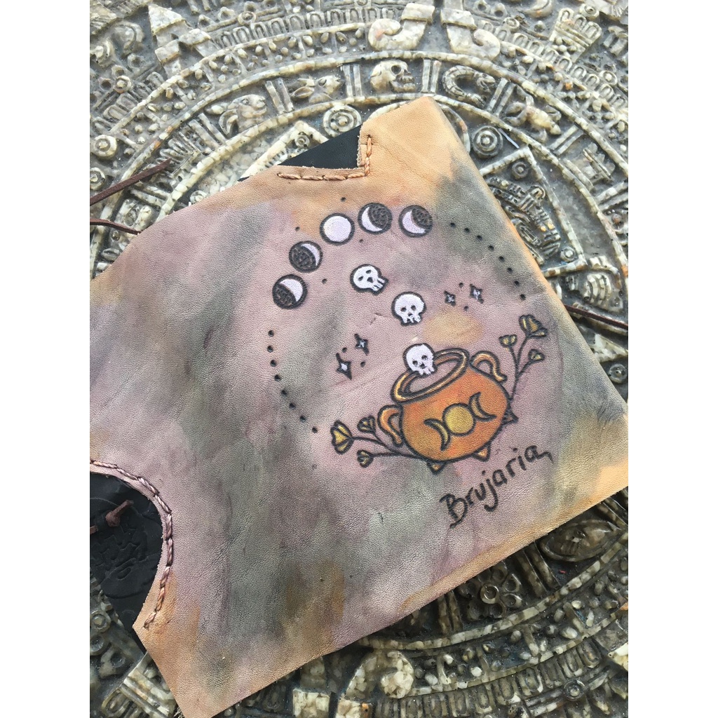 Grimório Sketchbook - A6 100 Folhas - Brujaria Com Retalhos