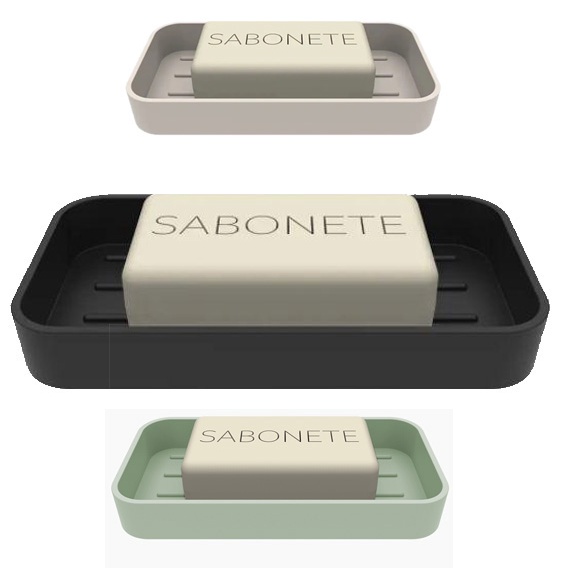 Porta Sabonete Saboneteira Barra Soprano