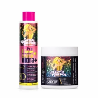 Proliss - Escova Progressiva Garota Poderosa 1 Litro Máscara Reparadora 500 G